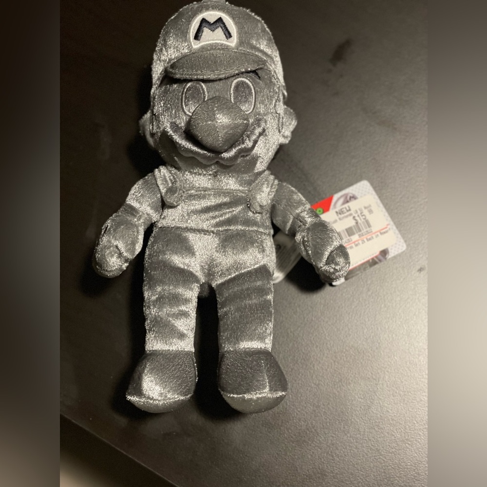 NEW w/Tags!!! Metal Mario Plush